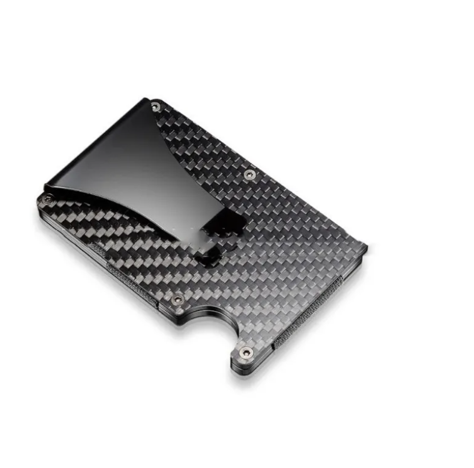 Aluminum Alloy Carbon Fiber Card Holder