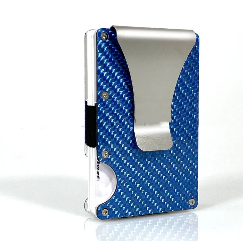Aluminum Alloy Carbon Fiber Card Holder