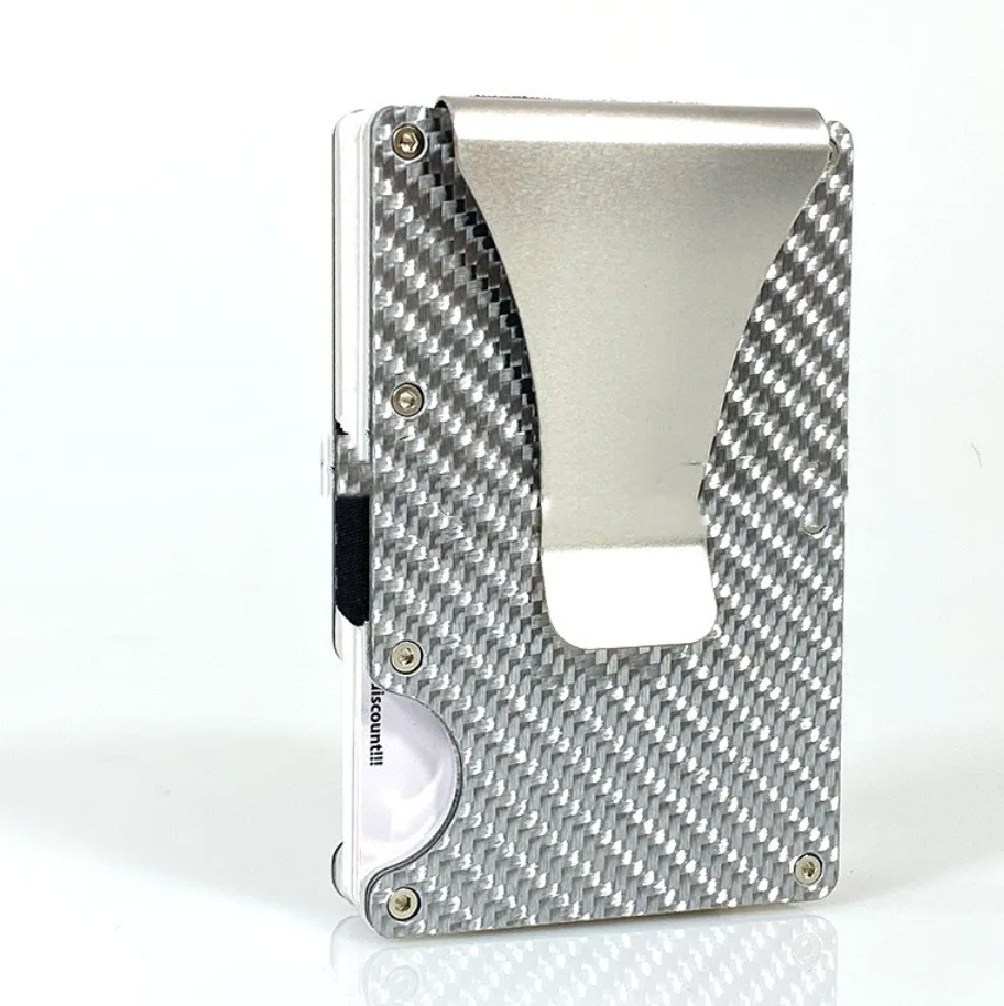 Aluminum Alloy Carbon Fiber Card Holder