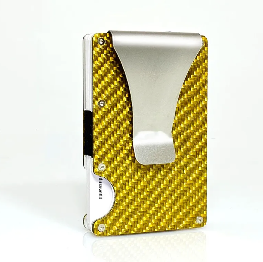Aluminum Alloy Carbon Fiber Card Holder